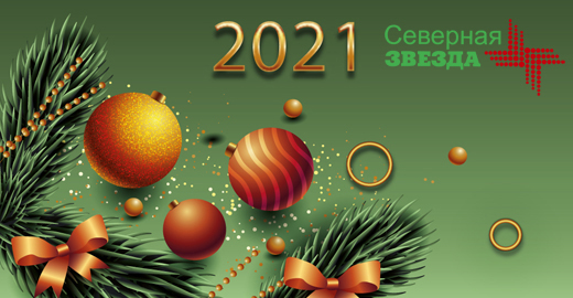 Компания Северная Звезда поздравляет с наступающим 2021 годом