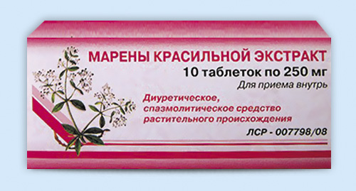 Марены красильной экстракт
