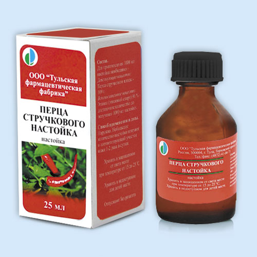 Перца стручкового настойка