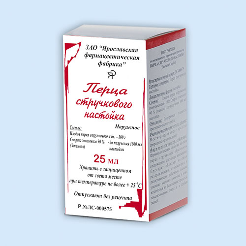 Перца стручкового настойка