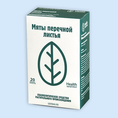Мяты перечной листья