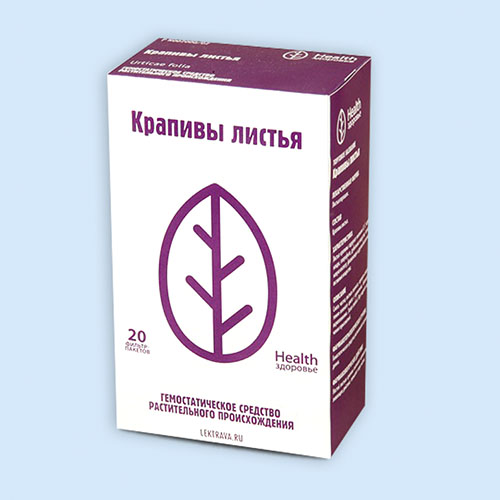 Крапивы двудомной листья