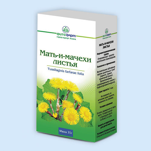 Мать-И-Мачехи листья