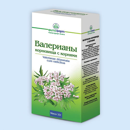 Валерианы корневища с корнями