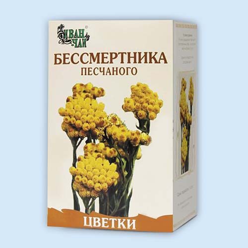 Бессмертника песчаного цветки