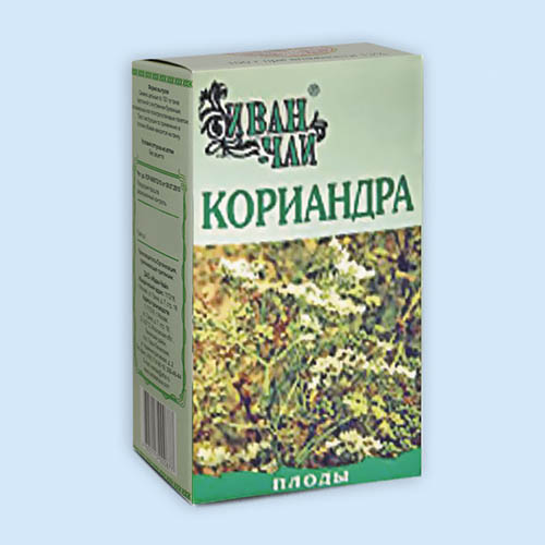 Кориандра плоды