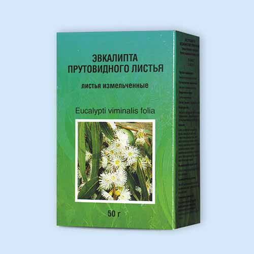 Эвкалипта прутовидного листья