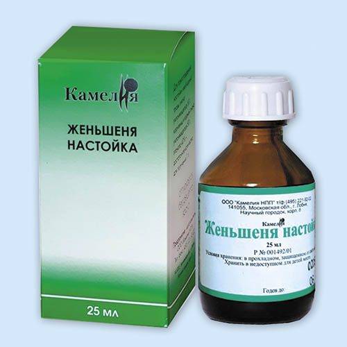 Женьшеня настойка