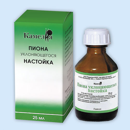 Пиона уклоняющегося настойка