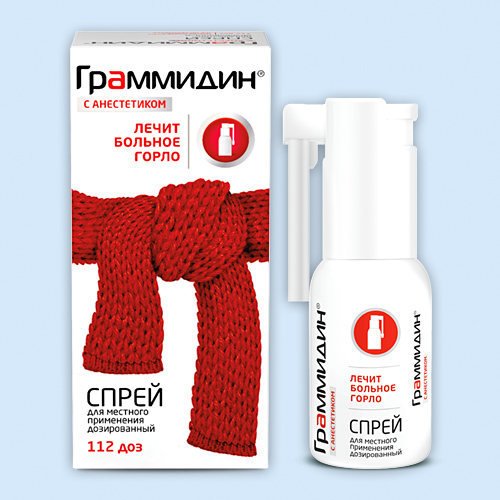 Граммидин с анестетиком