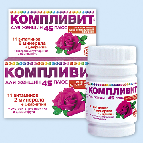 Компливит для женщин 45 плюс