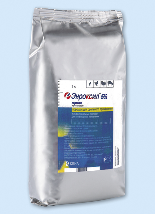 Энроксил 5% порошок инструкция по применению Энроксил 5% порошок инструкция по применению